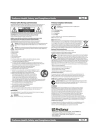 Notice PRESONUS HD9 Ecouteur