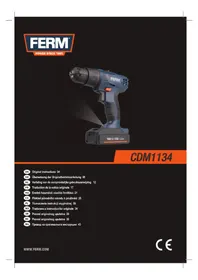 Notice Ferm CDM1134 Perceuse