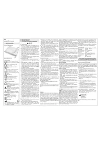 Notice MEDISANA HU 674 Couverture/coussin chauffant