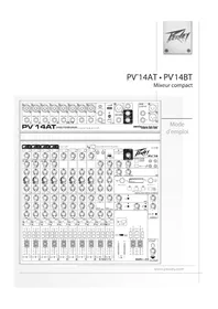 Notice PEAVEY PV 14 AT Mixeur plongeant