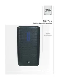 Notice PEAVEY RBN 110 Haut-parleur