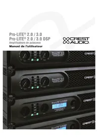 Notice PEAVEY PROLITE 3.0 Recepteur