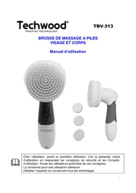 Notice TECHWOOD TBV313 Nettoyage visage