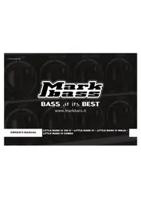Notice Markbass LITTLE MARK IV 300 Amplificateur audio