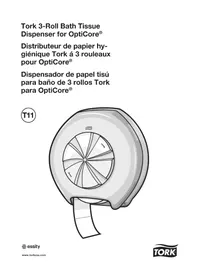 Notice Tork OPTICORE T11 Distributeur de papier hygiénique