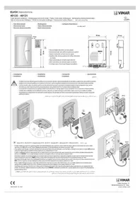 Notice Vimar ELVOX 40135 Interphone vidéo