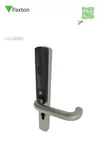 Notice Paxton INS20000 Système de sécurité et de contrôle d'accès