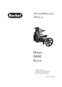 Notice Berkel 300M Trancheuse
