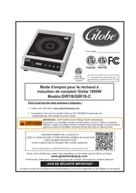 Notice Globe GIR18 Cuisinière