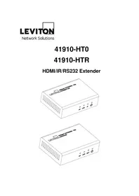 Notice Leviton 41910HTO Extendeur vidéo