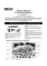 Notice Dri Eaz DRIFORCE Chauffage