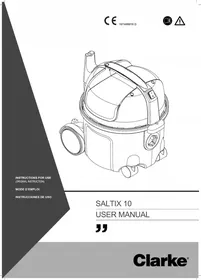 Notice Clarke SALTIX 10 Aspirateur
