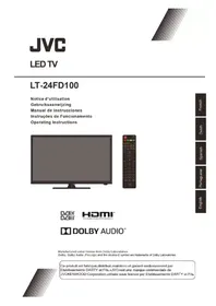 Notice JVC LT32FD100 Télévision
