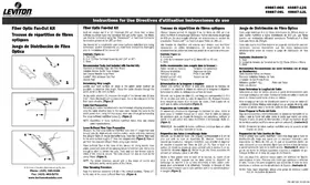 Notice Leviton 498876L Câble pour ordinateur et périphérique