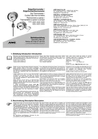 Notice Jumo 00491256 Thermostat