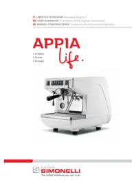 Notice NUOVA SIMONELLI APPIA LIFE Machine à café
