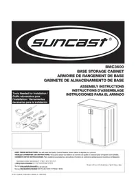 Notice Suncast BMC3600 Armoire