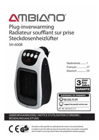 Notice Ambiano SH600B Chauffage
