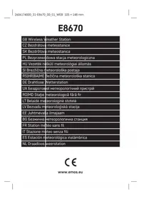 Notice Emos E8670 Station Météo