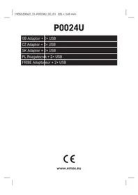 Notice Emos P0024U USB hub