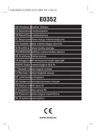 Notice Emos E0352 Station Météo