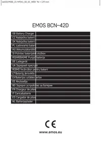 Notice Emos N9341 Batterijlader