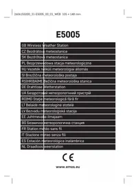 Notice Emos E5005 Station Météo