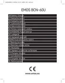 Notice Emos N9361 Ładowarka do baterii