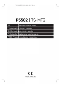 Notice Emos P5502 Commutateur