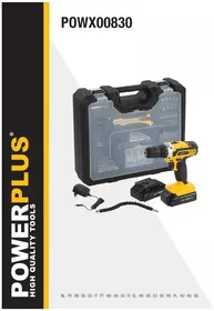 Notice PowerPlus POWX00830 Wiertarka