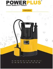 Notice PowerPlus POWXG9540 Pump