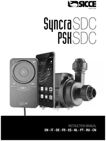 Notice Sicce SYNCRA SDC 7.0 Pompe