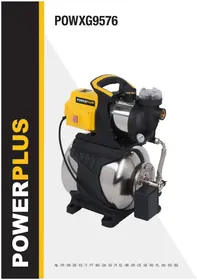 Notice PowerPlus POWXG9576 Pump