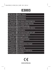 Notice Emos E3003 Station Météo