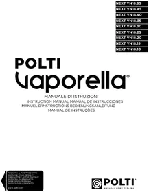 Notice POLTI VAPORELLA NEXT VN18.20 Fer à repasser