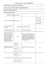 Notice PRIVILEG PWF MT 71484 Machine à laver