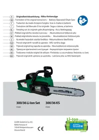 Güde 30036 LiIon Set - Fűrész