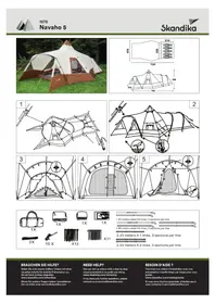 Notice Skandika NAVAHO 5 Tente