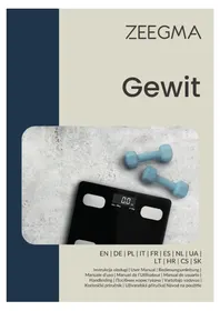 Notice Zeegma GEWIT Váhy