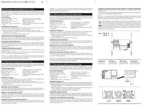 Notice Emos G1210 Détecteur de mouvements
