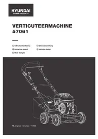 Notice HYUNDAI 57061 Scarificateur