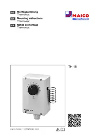 Notice Maico TH 16 Thermostat