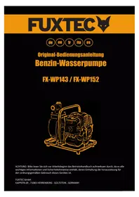 Notice Fuxtec FXWP152 Pompa
