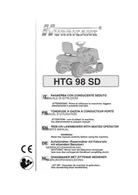 Notice Hurricane HTG 98 SD Tondeuse à gazon