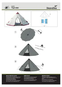 Notice Skandika TIPII 250 Tente