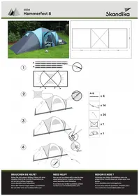 Notice Skandika HAMMERFEST 8 Tente