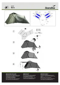 Notice Skandika BERN 4 Tente