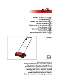 Notice Grizzly ES 1231 Tondeuse à gazon