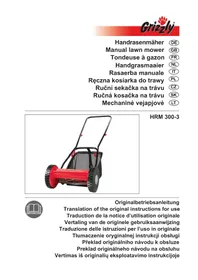 Notice Grizzly HRM 3003 Tondeuse à gazon