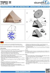 Notice Skandika TIPII II Tente